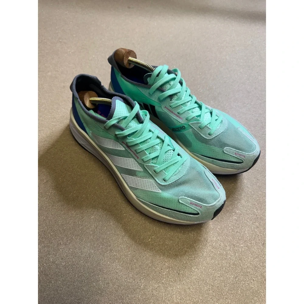 Adidas Adizero Boston‎ 11 Mens Pulse Mint Running Shoes GV9064 Sneaker